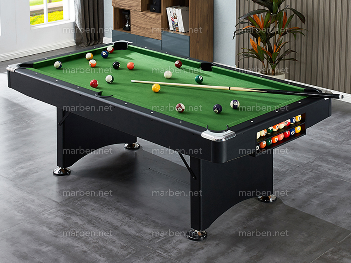 Mesa de Billar CONTENDER - plegable de 8ft (2.44 x 1.37) - Color Negro Mesa de Billar CONTENDER - plegable de 8ft (2.44 x 1.37) - Color Negro